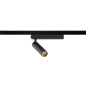 Preview: SLV GRIP! S, 1 Spot, zylindrisch, 3000K, 11W, PHASE, 29°, schwarz / gold 1008397