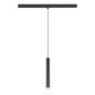 Preview: SLV GRIP! S, 48V Pendelleuchte, Pendellänge 200cm, 2000-3000 K, 29°, DALI, Dim-to-Warm, schwarz / gold 1008466