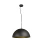 Preview: SLV FORCHINI M 50, Pendelleuchte, E27, Pendellänge 150cm, 1x max. 40W, matt schwarz / matt gold 1008537