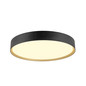 Preview: SLV DECONA 42, Wand- und Deckenaufbauleuchte, rund, 2700/3000K, 23W, PHASE, schwarz / gold 1008584