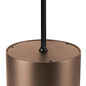 Preview: SLV OCULUS, Pendelleuchte, Pendellänge 250cm, 2000-3000K, 100°, Dim-to-Warm, PHASE, dunkel kupfer 1008617