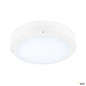 Preview: SLV 1008833 OUTDOOR BULKHEAD V 360, 20W 830/840/856 IP65 IK10 weiß