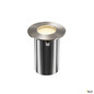 Preview: SLV 1008842 TRAIL-LITE® 60, Single, Bodeneinbauleuchte, 3000K, IP67, rund, edelstahl / aluminium