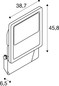 Preview: SLV 1008909 FLOODLIGHT C, 100/150/200W 830 IP66