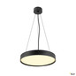 Preview: SLV 1008922 DECONA 42, CL, PHASE, Deckenaufbauleuchte, rund, 3000/4000K, 23 W, schwarz
