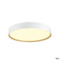 Preview: SLV 1008923 DECONA 42, CL, PHASE, Deckenaufbauleuchte, rund, 3000/4000K, 23 W, weiß / gold