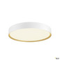 Preview: SLV 1008923 DECONA 42, CL, PHASE, Deckenaufbauleuchte, rund, 3000/4000K, 23 W, weiß / gold