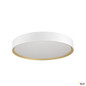 Preview: SLV 1008923 DECONA 42, CL, PHASE, Deckenaufbauleuchte, rund, 3000/4000K, 23 W, weiß / gold