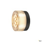 Preview: SLV 1008941 CYFT WAVE, Wand- und Deckenaufbauleuchte, 2700/3000/4000 K, 6,5 W, PHASE, schwarz / amber