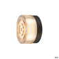 Preview: SLV 1008941 CYFT WAVE, Wand- und Deckenaufbauleuchte, 2700/3000/4000 K, 6,5 W, PHASE, schwarz / amber
