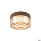 Preview: SLV 1008941 CYFT WAVE, Wand- und Deckenaufbauleuchte, 2700/3000/4000 K, 6,5 W, PHASE, schwarz / amber