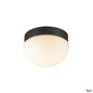 Preview: SLV 1008944 CYFT DOME, Wand- und Deckenaufbauleuchte, 2700/3000/4000 K, 6,5 W, PHASE, schwarz / milchig