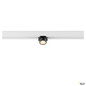 Preview: SLV 1008957 FIX-IT!, 48V, DALI, rund, Surface mounted track, Spot, 2700K, 6.6 W, 36°, weiß / schwarz
