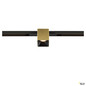Preview: SLV 1008971 FIX-IT!, 48V, DALI, eckig, Standard track, Spot, 2700K, 6.6 W, 36°, gold / schwarz