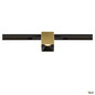 Preview: SLV 1008975 FIX-IT!, 48V, DALI, eckig, Standard track, Spot, 3000K, 6.6 W, 36°, gold / schwarz