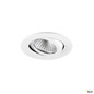 Preview: SLV 1009022 NEW TRIA® 68, Deckeneinbauleuchte, PHASE, AIRTIGHT, rund, 3000 K, 7.5 W, weiß