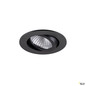 Preview: SLV 1009023 NEW TRIA® 68, Deckeneinbauleuchte, PHASE, AIRTIGHT, rund, 3000 K, 7.5 W, schwarz