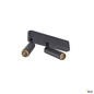 Preview: SLV 1009047 GRIP! S, Deckenaufbauleuchte, double, PHASE, 3000 K, 21 W, 29°, schwarz / gold