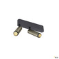 Preview: SLV 1009049 GRIP! S, Deckenaufbauleuchte, double, PHASE, 3000 K, 21 W, 29°, bronze / schwarz