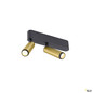Preview: SLV 1009051 GRIP! S, Deckenaufbauleuchte, double, PHASE, 3000 K, 21 W, 29°, gold / schwarz