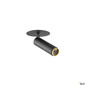 Preview: SLV 1009054 GRIP! S, Deckeneinbauleuchte, PHASE, 2700 K, 29°, IP20, zylindrisch, schwarz / gold