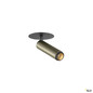 Preview: SLV 1009056 GRIP! S, Deckeneinbauleuchte, PHASE, 2700 K, 29°, IP20, zylindrisch, bronze / schwarz