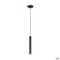 Preview: SLV 1009062 GRIP! S, Pendelleuchte, PHASE, Pendellänge 200 cm, 2700 K, 29°, schwarz / gold