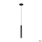 Preview: SLV 1009063 GRIP! S, Pendelleuchte, PHASE, Pendellänge 200 cm, 3000 K, 29°, schwarz / gold