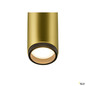 Preview: SLV 1009074 GRIP! M, Deckenaufbauleuchte, single, PHASE, 2700 K, 14 W, 42°, gold / schwarz