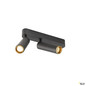 Preview: SLV 1009078 GRIP! M, Deckenaufbauleuchte, double, PHASE, 2700 K, 28 W, 42°, schwarz / gold