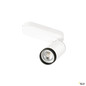 Preview: SLV 1009092 GRIP! L, SPOT CL, single, QPAR51, Deckenaufbauleuchte, zylindrisch, 1 x max. 6 Watt, weiß / schwarz