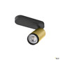 Preview: SLV 1009095 GRIP! L, SPOT CL, single, QPAR51, Deckenaufbauleuchte, zylindrisch, 1 x max. 6 Watt, gold / schwarz