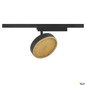 Preview: SLV 1009131 GRIP! FLAT, 1~Spot, PHASE, rund, 2700/3000 K, 16 W, schwarz / gold