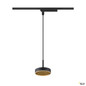 Preview: SLV 1009133 GRIP! FLAT, 1~ Pendelleuchte, PHASE, Pendellänge 200 cm, 2700/3000 K, schwarz / gold