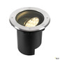 Preview: SLV 1009168 DASAR® L, Bodeneinbauleuchte, asymmetrisch, 3000K, 70°/40°, IP65/IP67, rund, edelstahl / schwarz