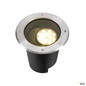 Preview: SLV 1009168 DASAR® L, Bodeneinbauleuchte, asymmetrisch, 3000K, 70°/40°, IP65/IP67, rund, edelstahl / schwarz