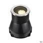 Preview: SLV 1009168 DASAR® L, Bodeneinbauleuchte, asymmetrisch, 3000K, 70°/40°, IP65/IP67, rund, edelstahl / schwarz