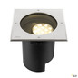 Preview: SLV 1009169 DASAR® L, Bodeneinbauleuchte, asymmetrisch, 3000K, 70°/40°, IP65/IP67, quadratisch, edelstahl / schwarz