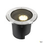 Preview: SLV 1009170 DASAR® XL, Bodeneinbauleuchte, asymmetrisch, 3000K, 70°/40°, IP65/IP67, rund, edelstahl / schwarz