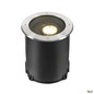 Preview: SLV 1009170 DASAR® XL, Bodeneinbauleuchte, asymmetrisch, 3000K, 70°/40°, IP65/IP67, rund, edelstahl / schwarz