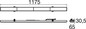 Preview: SLV 1009186 RETRO, LT 1200 93 835/840/850 OVAL ML WH DALI Lichtträger 1200mm
