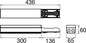 Preview: SLV 1009232 EASYLIGHT, FOB 300 5 25 WH Feed out Box 300mm, 5 pole, 2,5mm2