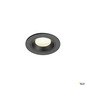 Preview: SLV 1009307 NUMINOS® XS, Deckeneinbauleuchte, 4000 K, 20°, IP20, rund, schwarz