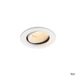 Preview: SLV 1009335 NUMINOS® MOVE XS, Deckeneinbauleuchte, 2700 K, 20°, IP20, rund, weiß