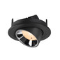 Preview: SLV 1009384 NUMINOS GIMBLE S, Deckeneinbauleuchte schwarz/chrom 2700K 40°