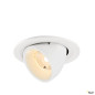 Preview: SLV 1009392 NUMINOS® GIMBLE S, Deckeneinbauleuchte, 2700 K, 40°, IP20, rund, weiß