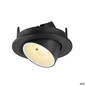 Preview: SLV 1009398 NUMINOS® GIMBLE S, Deckeneinbauleuchte, 3000 K, 20°, IP20, rund, schwarz / weiß