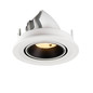 Preview: SLV 1009406 NUMINOS GIMBLE S, Deckeneinbauleuchte weiß/schwarz 3000K 20°