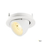 Preview: SLV 1009407 NUMINOS® GIMBLE S, Deckeneinbauleuchte, 3000 K, 20°, IP20, rund, weiß
