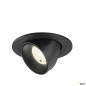 Preview: SLV 1009418 NUMINOS® GIMBLE S, Deckeneinbauleuchte, 4000 K, 40°, IP20, rund, schwarz